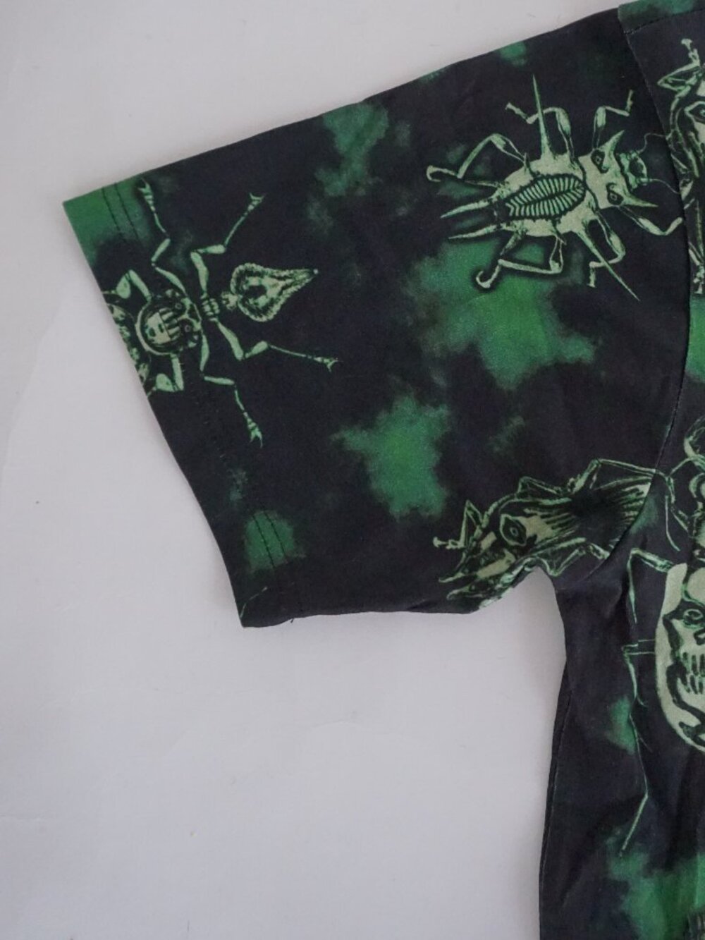 Creep Cast Black Green Bug Graphic Limited Release Streetwear Cotton Tee S - Picture 8 of 9